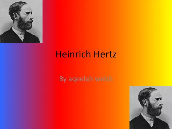heinrich hertz