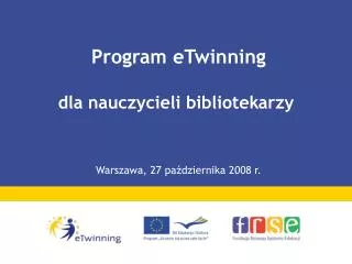 program etwinning dla nauczycieli bibliotekarzy
