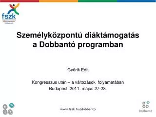 szem lyk zpont di kt mogat s a dobbant programban
