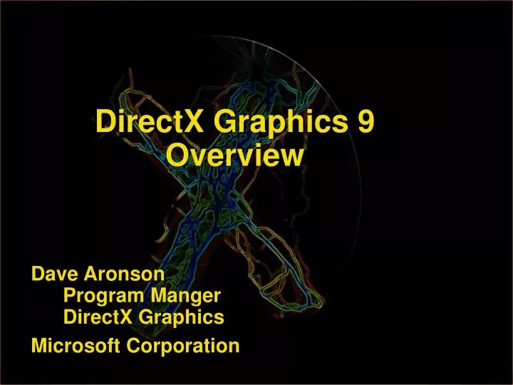 directx graphics 9 overview