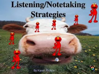 Listening/Notetaking Strategies