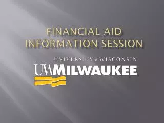 financial aid information session