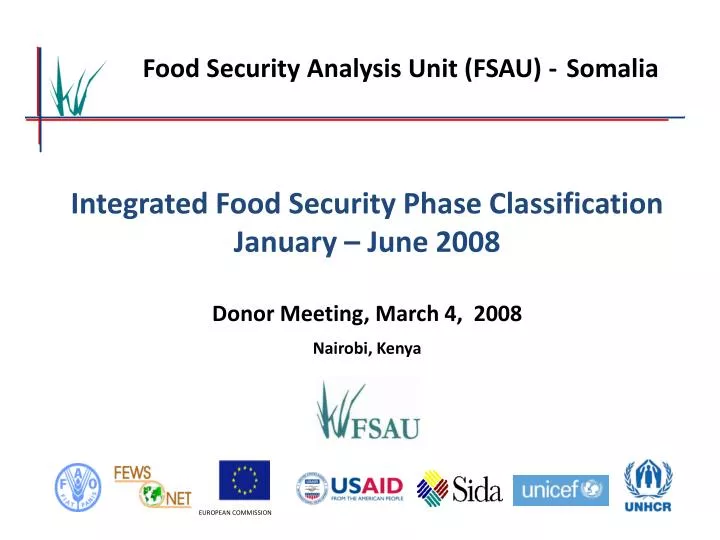 food security analysis unit fsau somalia