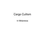 Cargo Cultism