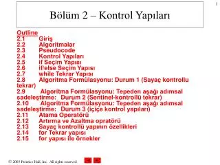 b l m 2 kontrol yap lar