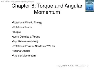 Chapter 8: Torque and Angular Momentum