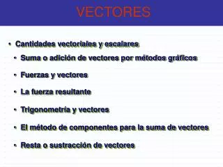 vectores