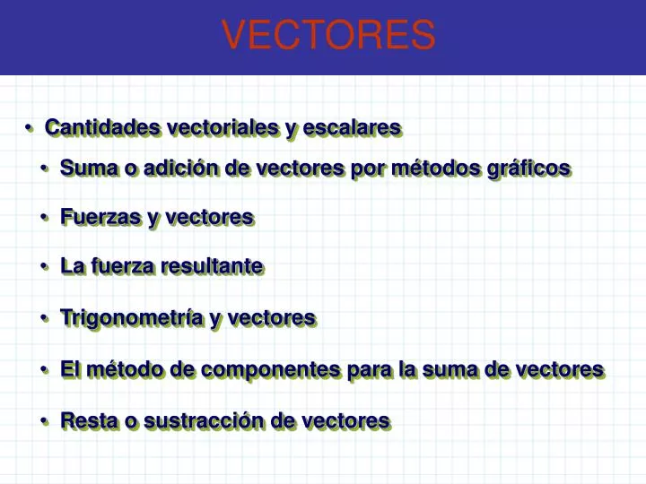vectores