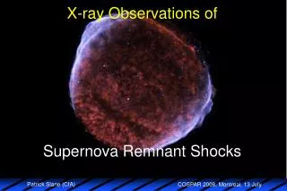 X-ray Observations of