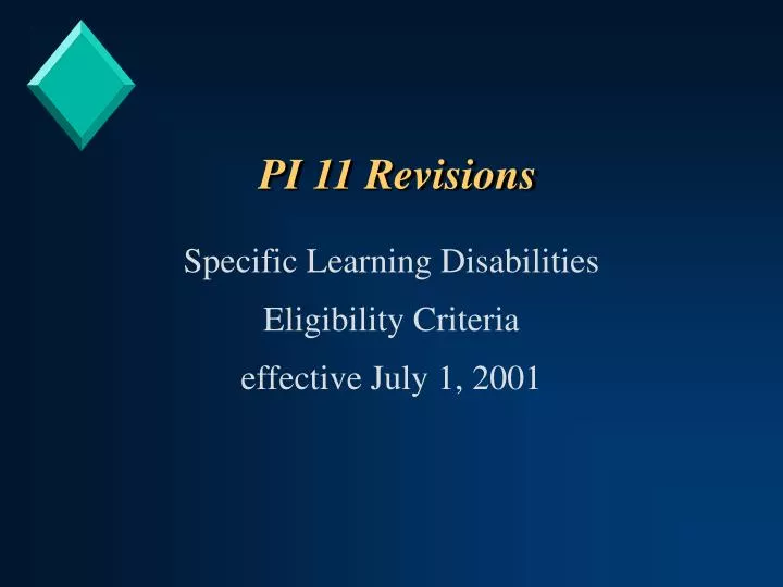 pi 11 revisions