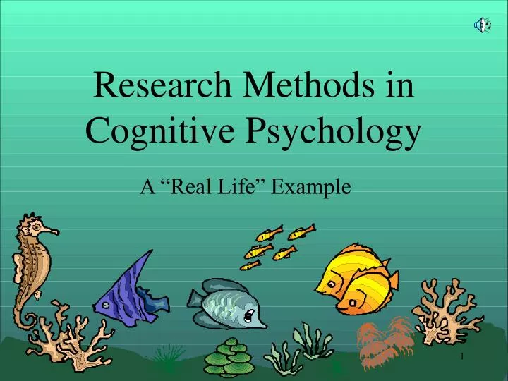 research methods in cognitive psychology