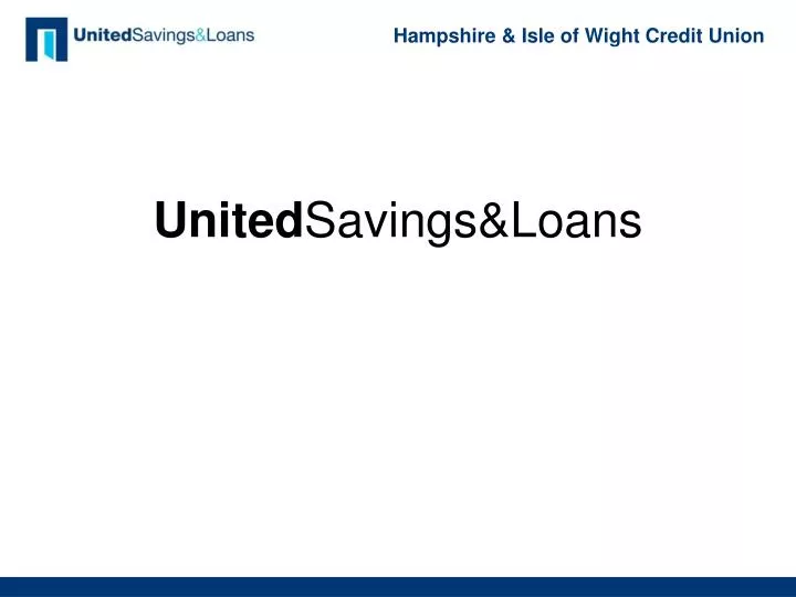 united savings loans