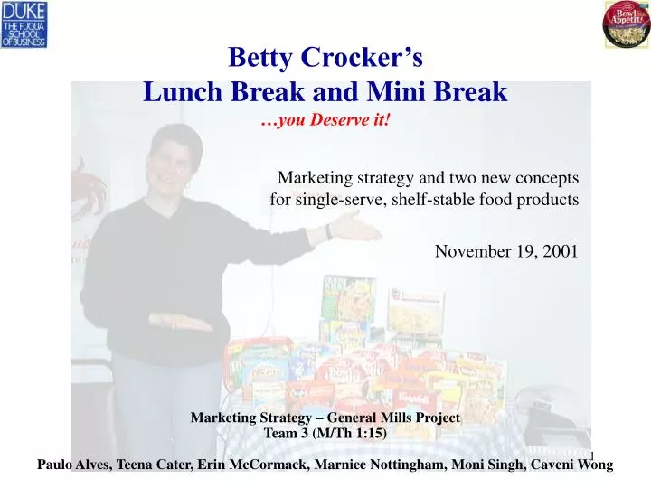 betty crocker s lunch break and mini break you deserve it