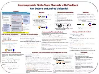 The Finite-state channel was introduced as early as 1953 [McMillan'53].