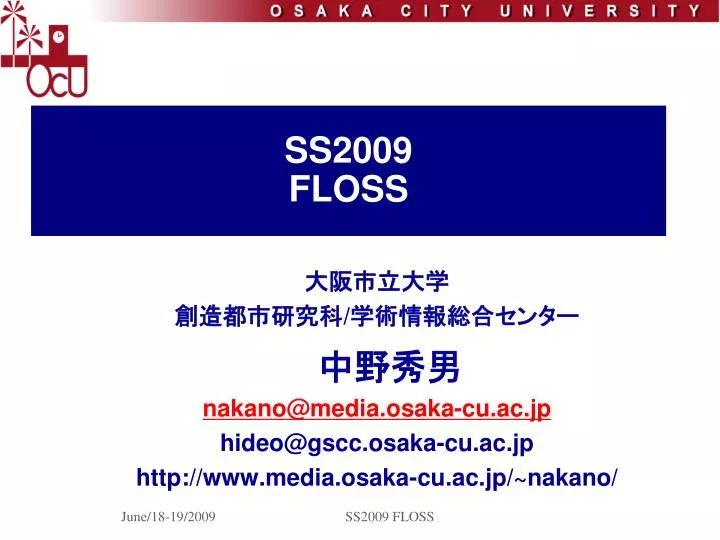 ss2009 floss