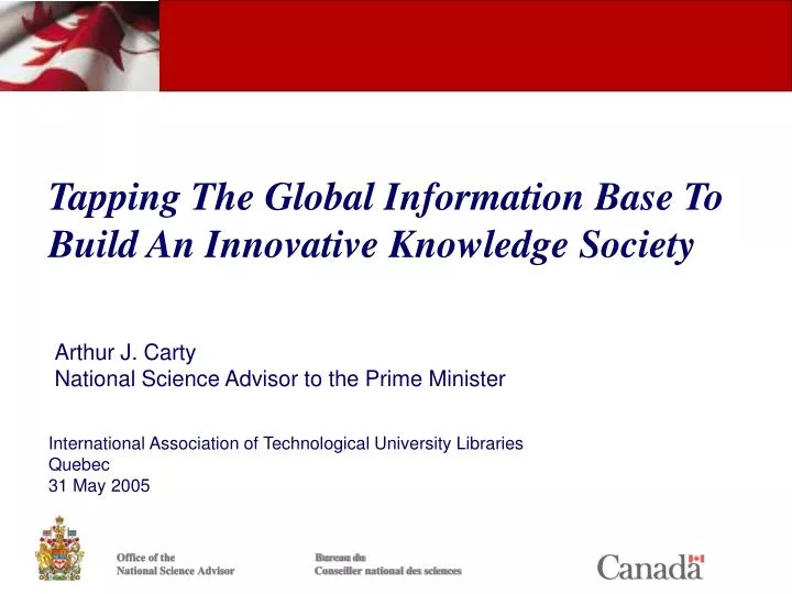tapping the global information base to build an innovative knowledge society