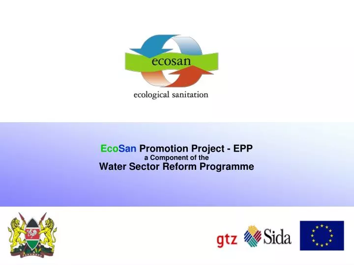 eco san promotion project epp a component of the water sector reform programme