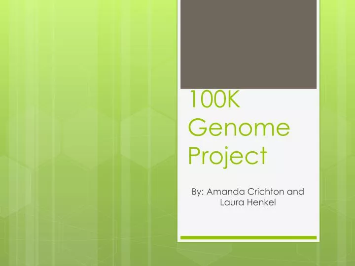 100k genome project