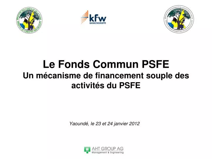 le fonds commun psfe un m canisme de financement souple des activit s du psfe