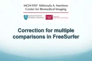 Correction for multiple comparisons in FreeSurfer