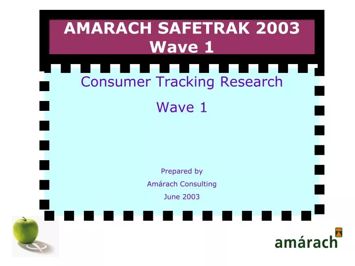 amarach safetrak 2003 wave 1