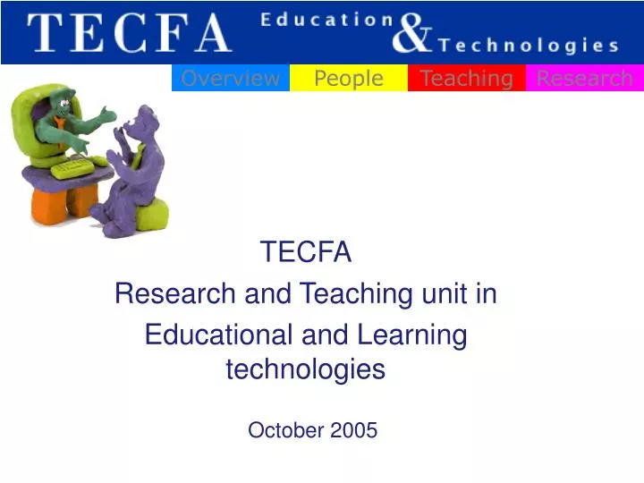 tecfa research and teaching unit in educational and learning technologies