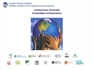 INTERNATIONAL PROGRAMS PROGRAMMES INTERNATIONAUX