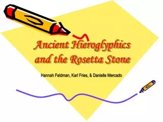 Ancient Hieroglyphics and the Rosetta Stone