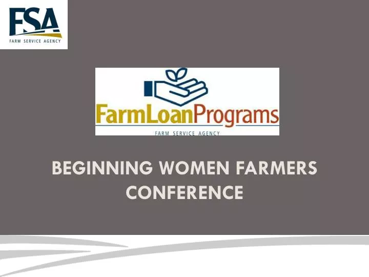 beginning women farmers conference