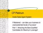CP Platinum - slide 1