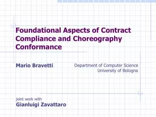 Foundational Aspects of Contract Compliance and Choreography Conformance