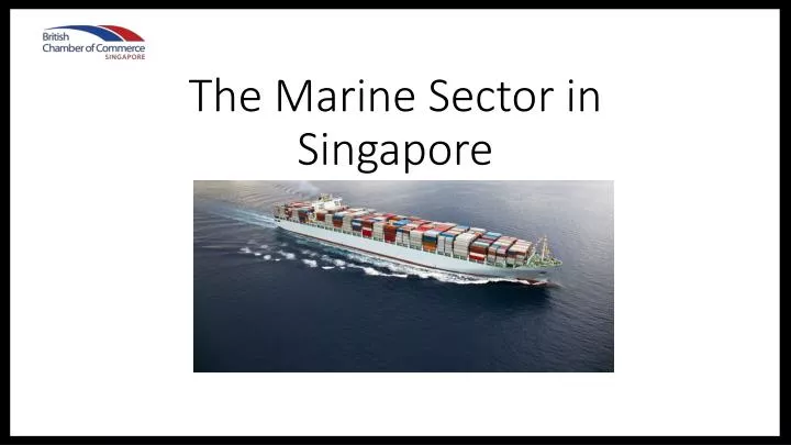 the marine sector in singapore