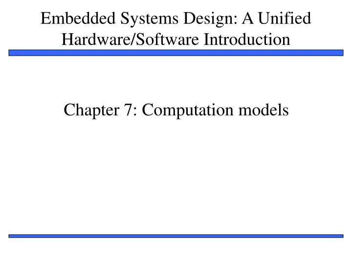 chapter 7 computation models