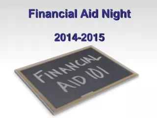 Financial Aid Night 2014-2015