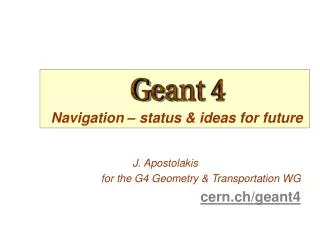 navigation status ideas for future