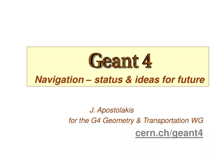 navigation status ideas for future