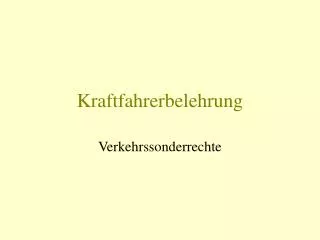 kraftfahrerbelehrung