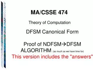 MA/CSSE 474