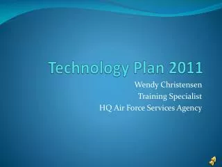 Technology Plan 2011