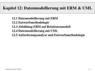 kapitel 12 datenmodellierung mit erm uml