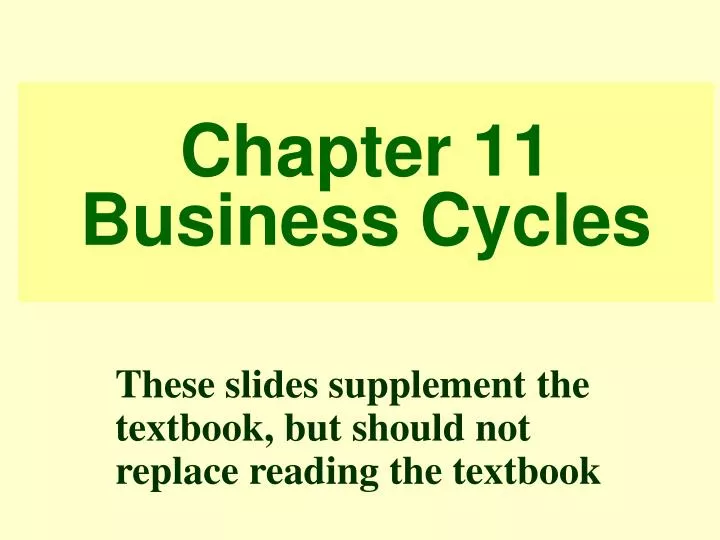 chapter 11 business cycles