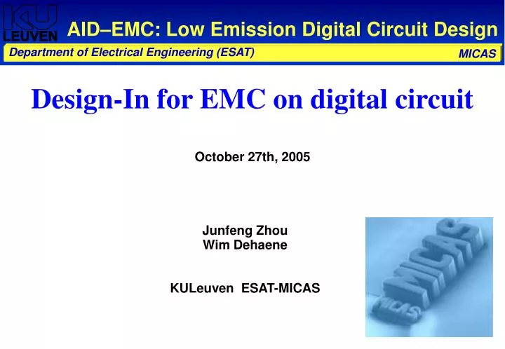 aid emc low emission digital circuit design
