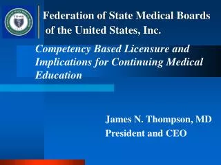 Competency Based Licensure and Implications for Continuing Medical Education