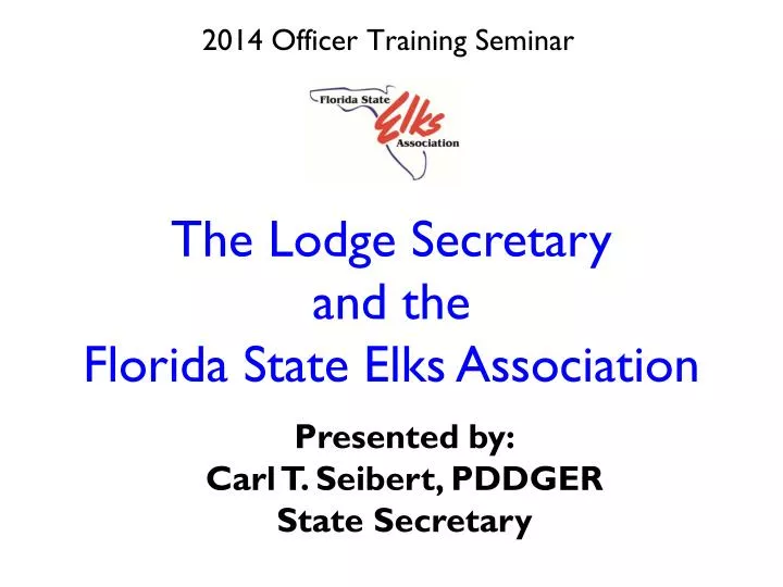 2014 officer training seminar