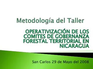 metodolog a del taller