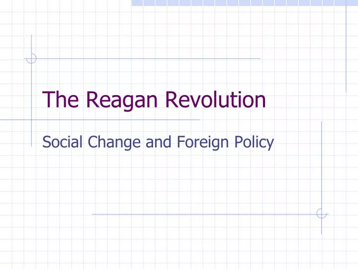 the reagan revolution