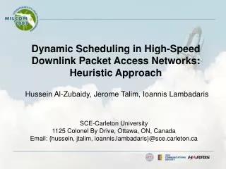 Dynamic Scheduling in High-Speed Downlink Packet Access Networks: Heuristic Approach