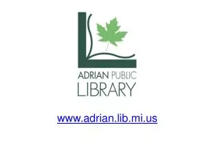 adrian.lib.mi