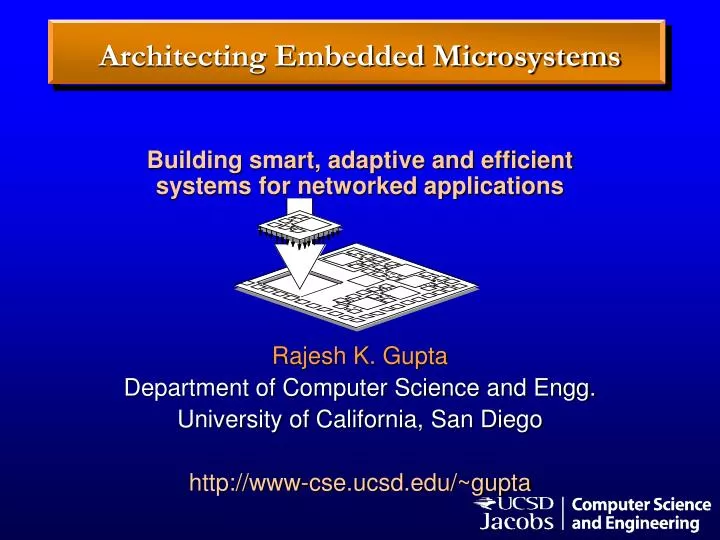 architecting embedded microsystems