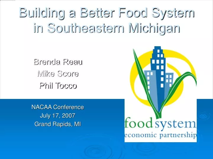 building a better food system in southeastern michigan